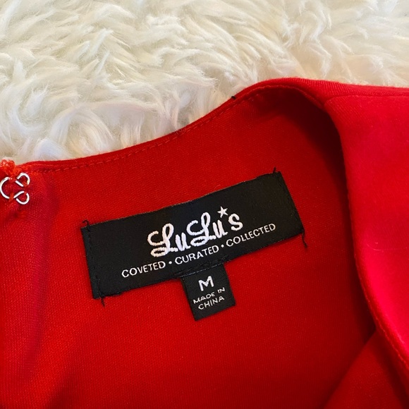 Lulus cutout dress Red - Picture 4 of 4